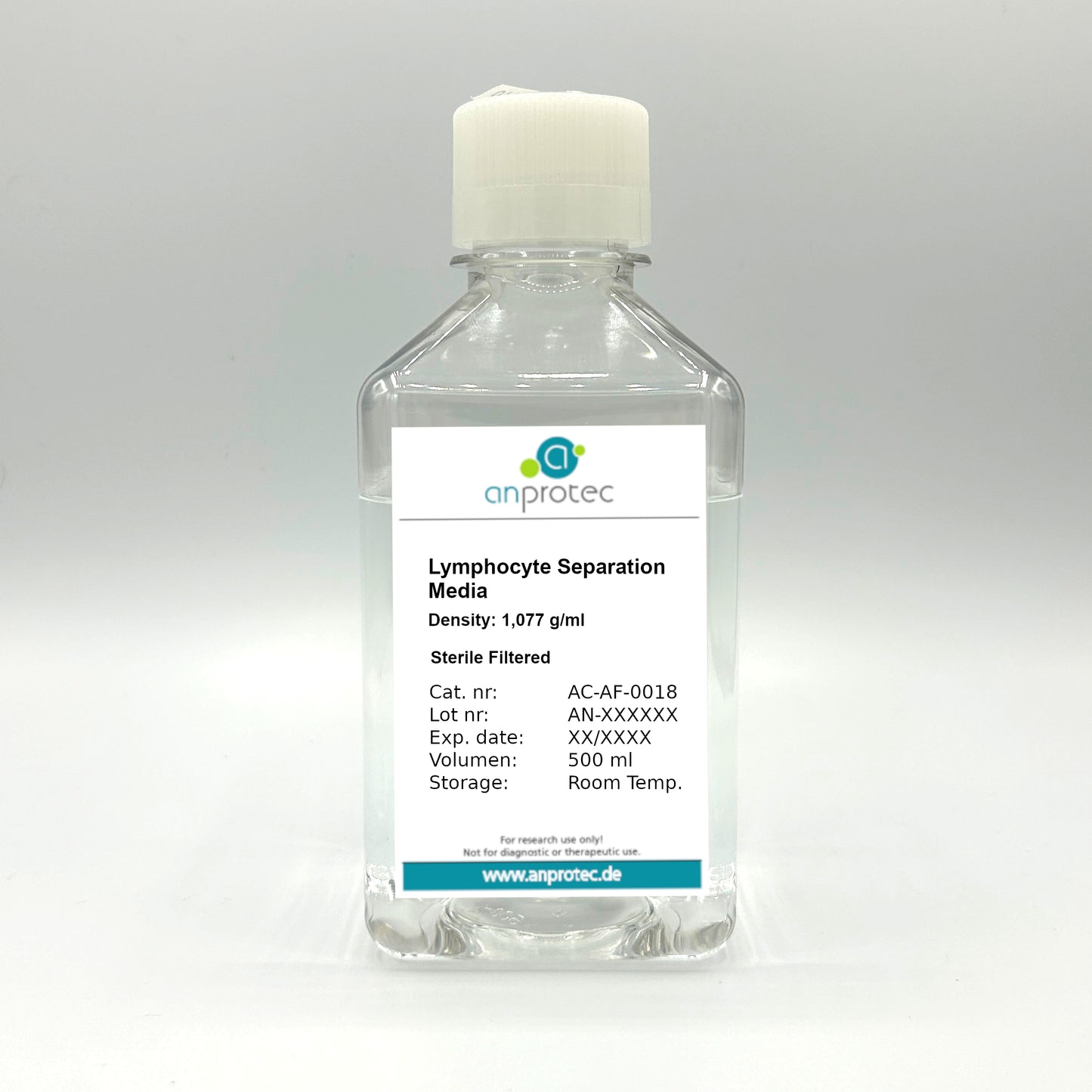 Lymphocyte Separation Media, Density: 1,077 g/ml