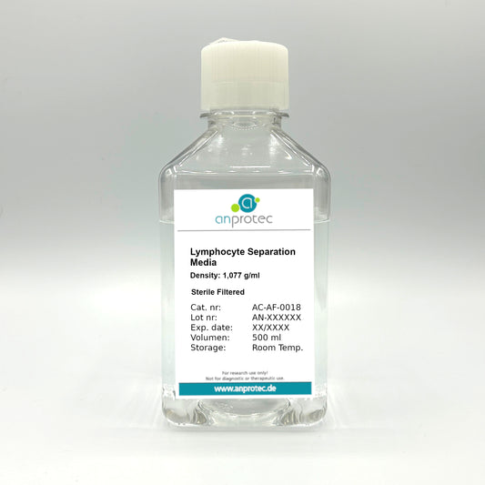 Lymphocyte Separation Media, Density: 1,077 g/ml