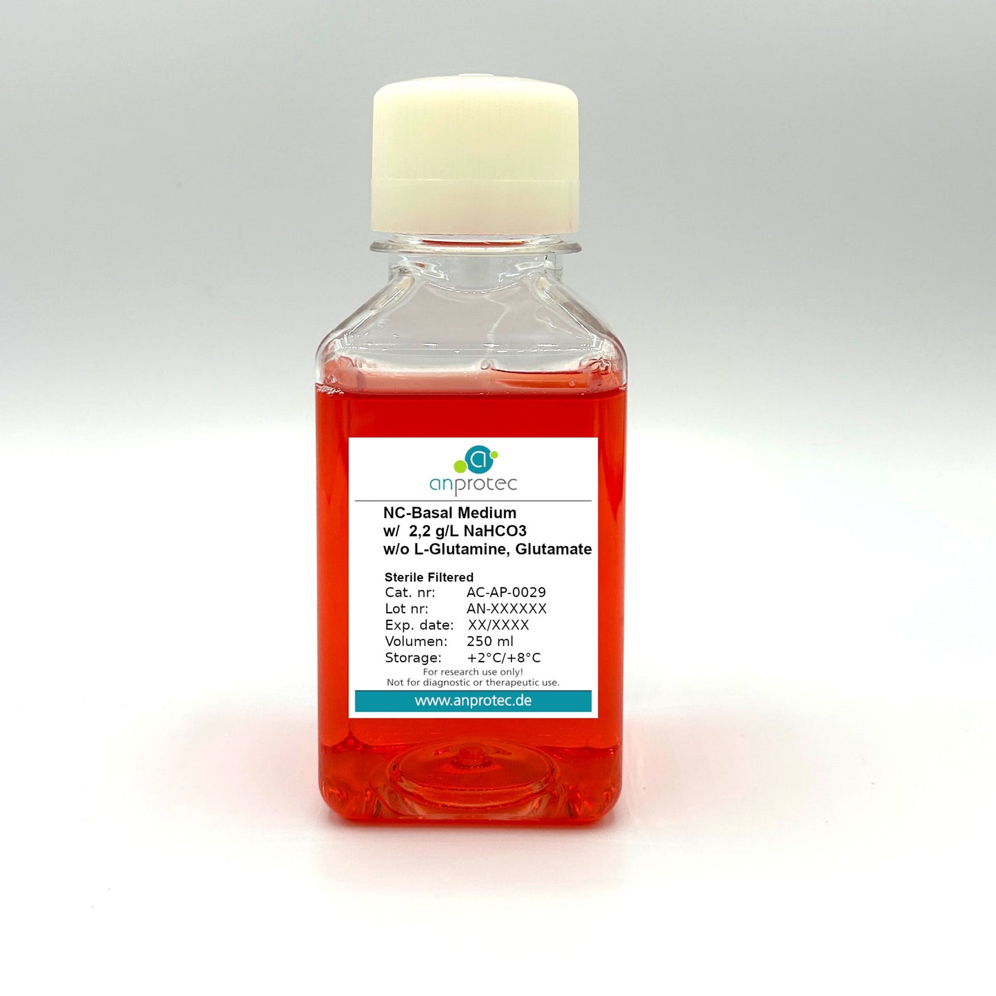 NC-Basal Medium w/o L-Glutamine w/ 2,2 g/L NaHCO3