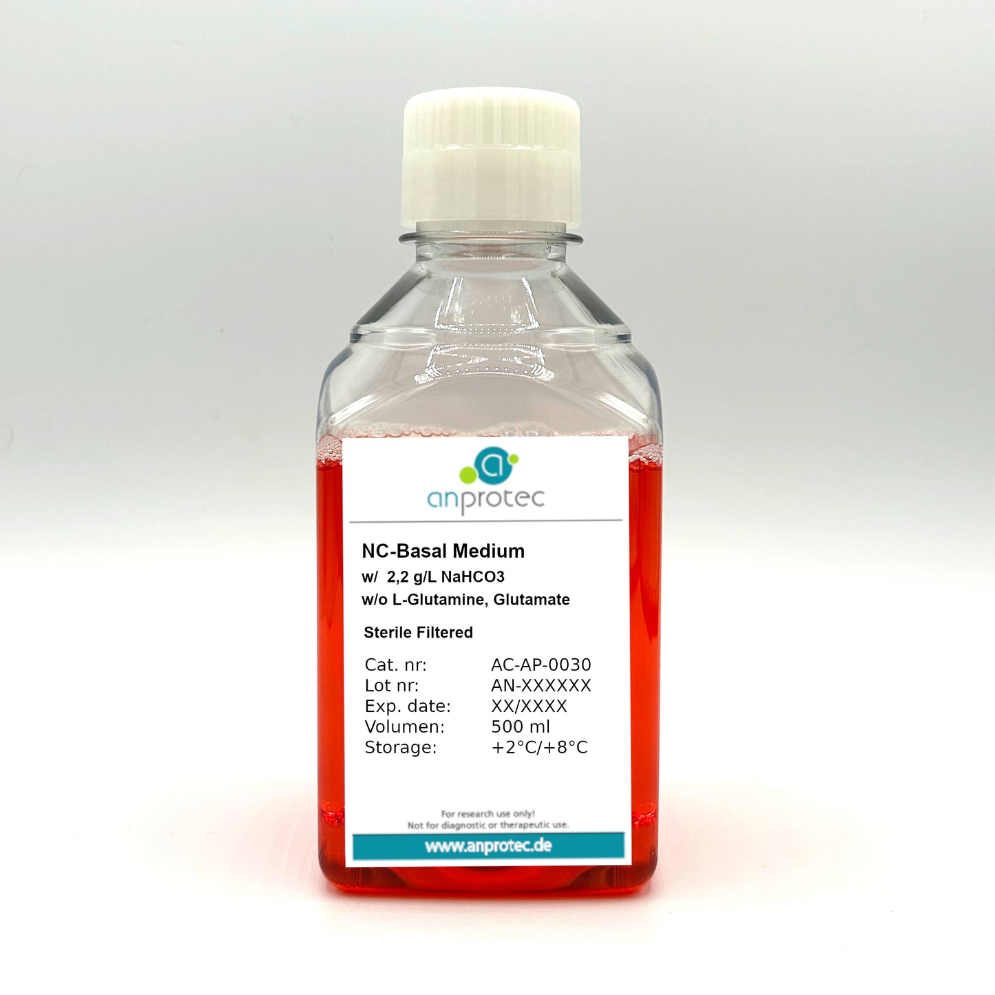 NC-Basal Medium w/o L-Glutamine w/ 2,2 g/L NaHCO3