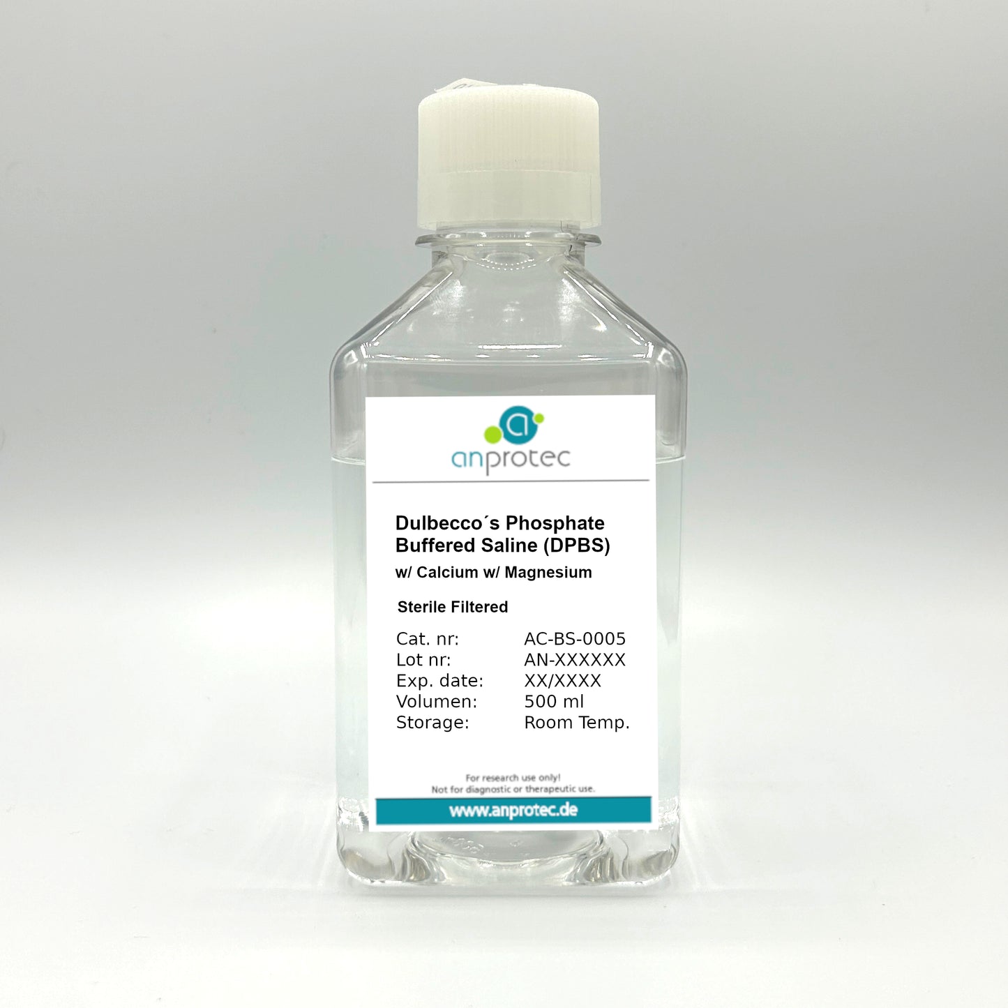 Dulbecco's Phosphate Buffered Saline (DPBS) w/ Calcium w/ Magnesium