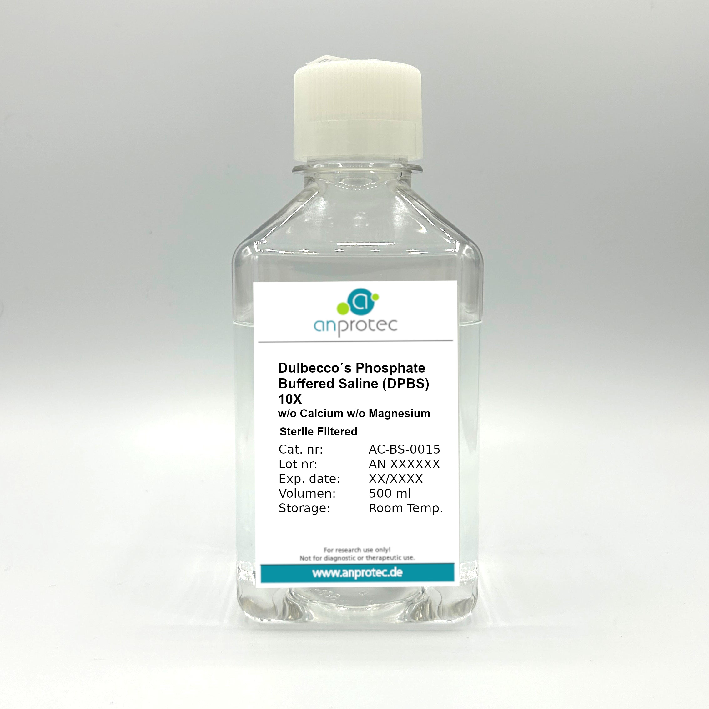 Dulbecco's Phosphate Buffered Saline (DPBS) 10X w/o Calcium w/o Magnes ...