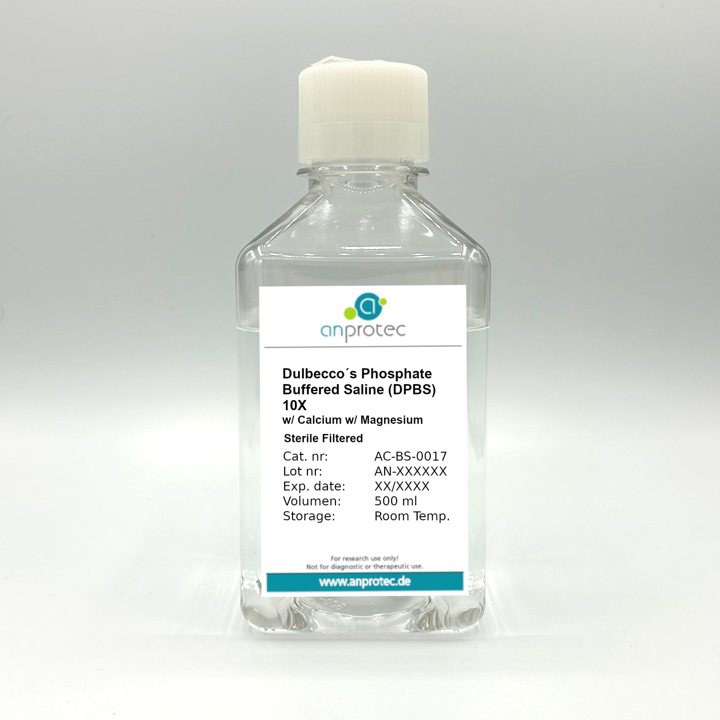 Dulbecco's Phosphate Buffered Saline (DPBS) 10X w/ Calcium w/ Magnesium