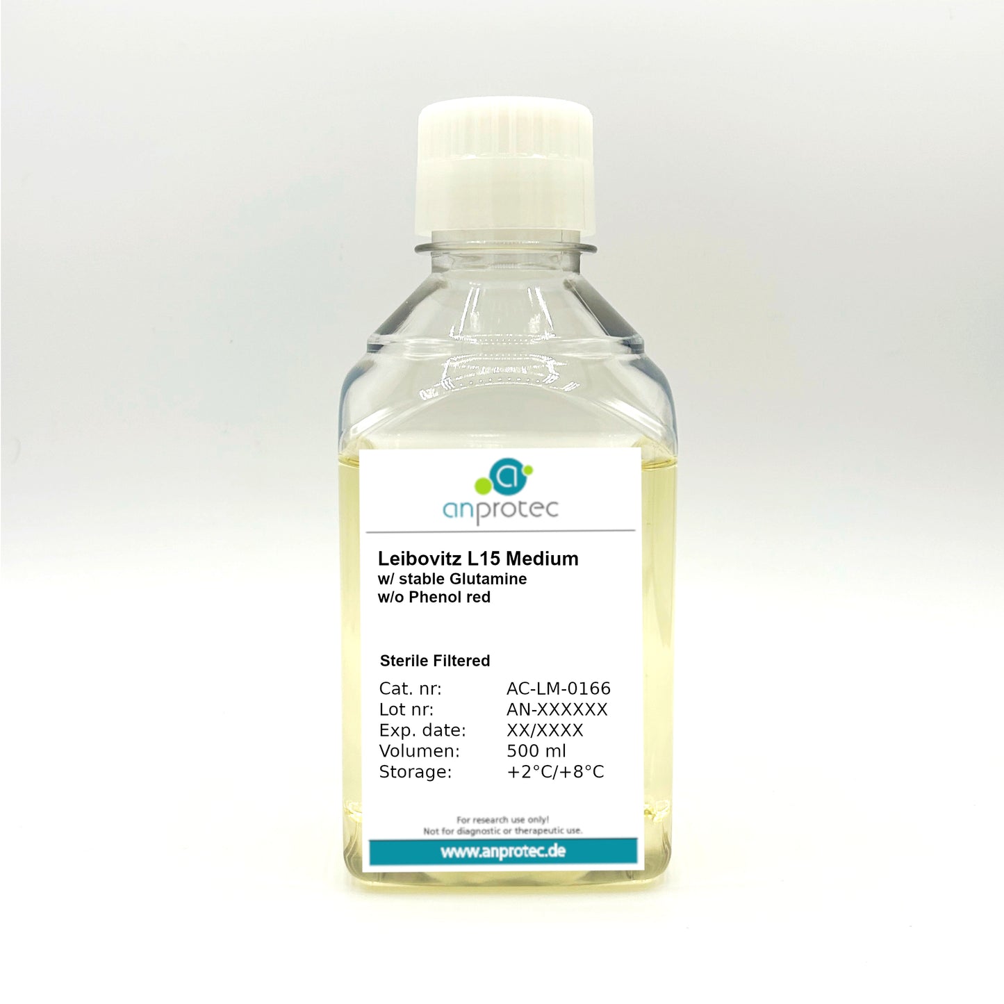 Leibovitz L15 Medium w/ stable Glutamine w/o Phenol red