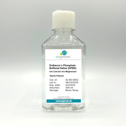 Dulbecco's Phosphate Buffered Saline (DPBS) w/o Calcium w/o Magnesium