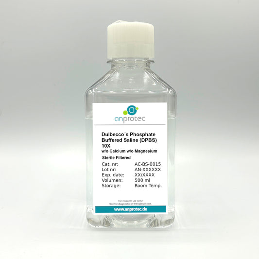 Dulbecco's Phosphate Buffered Saline (DPBS) 10X w/o Calcium w/o Magnesium