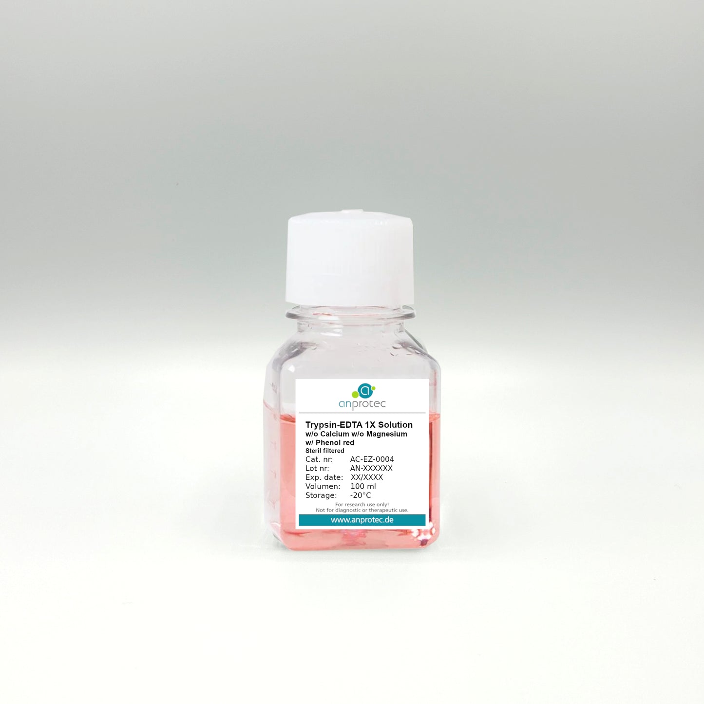 Trypsin-EDTA (0,05%) 1X Solution w/o Calcium w/o Magnesium w/ Phenol Red
