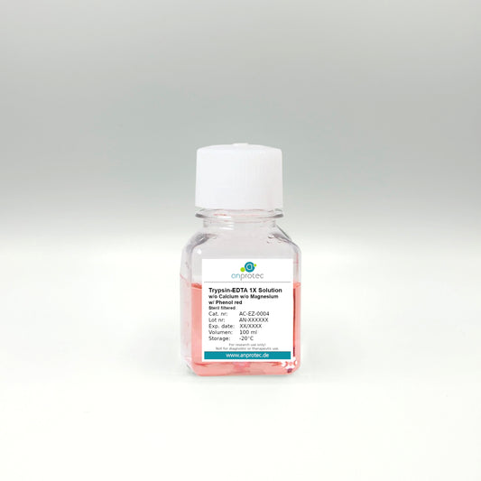Trypsin-EDTA (0,05%) 1X Solution w/o Calcium w/o Magnesium w/ Phenol Red