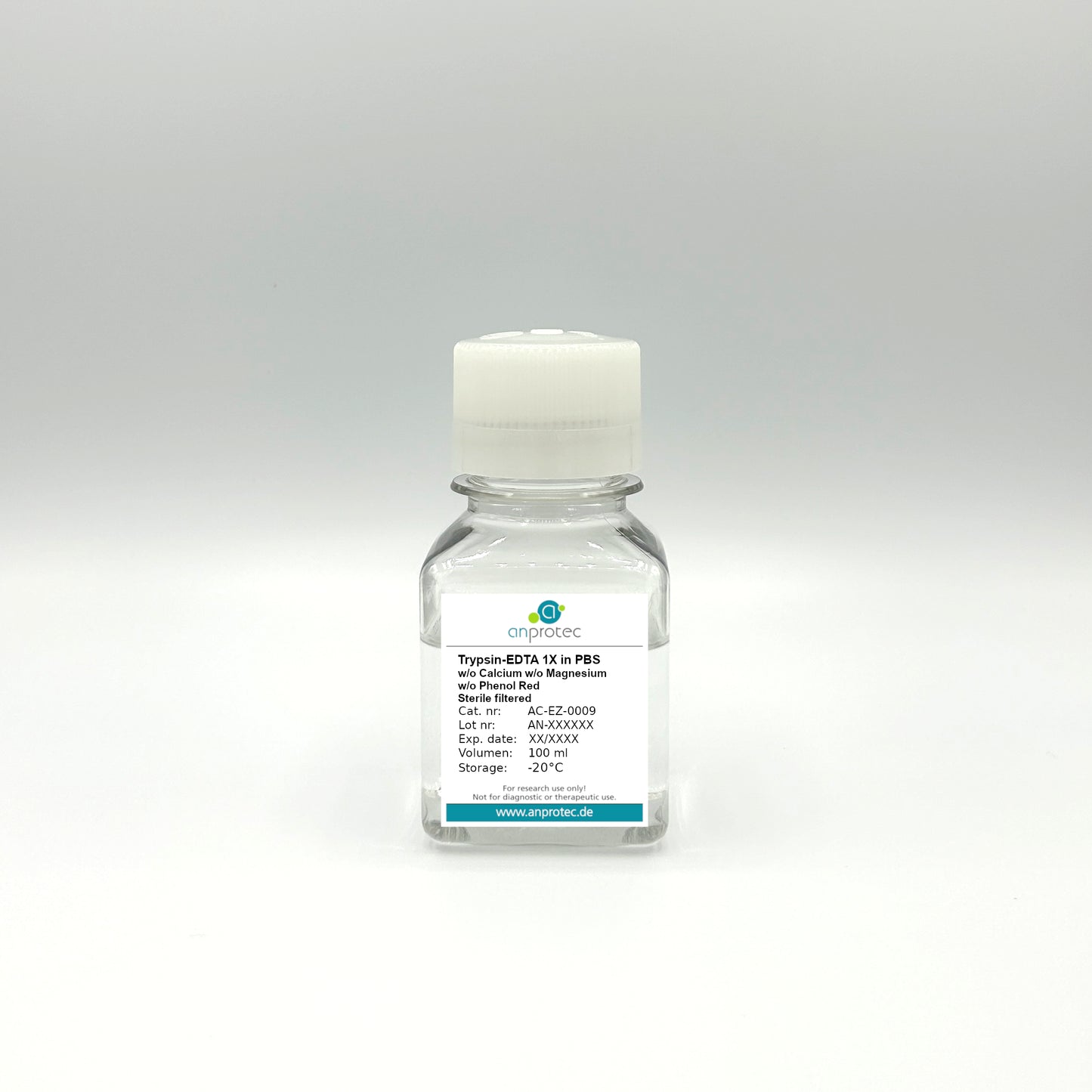 Trypsin-EDTA 1X in PBS w/o Calcium w/o Magnesium w/o Phenol Red