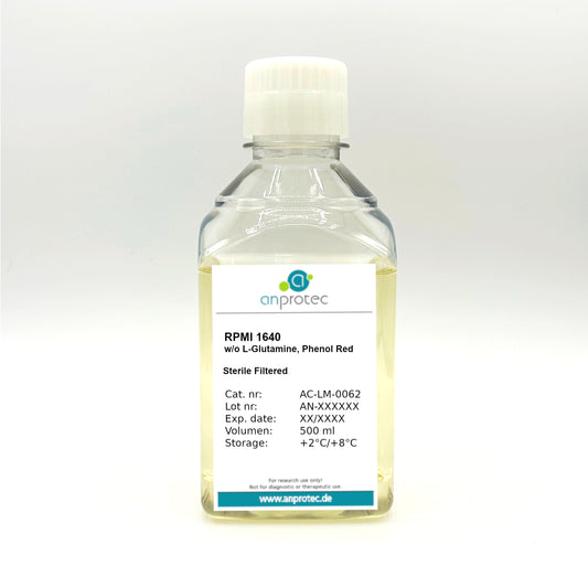 RPMI 1640 w/o L-Glutamine w/o Phenol Red