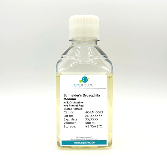 Schneider’s Drosophila Medium w/ L-Glutamine w/o Phenol red