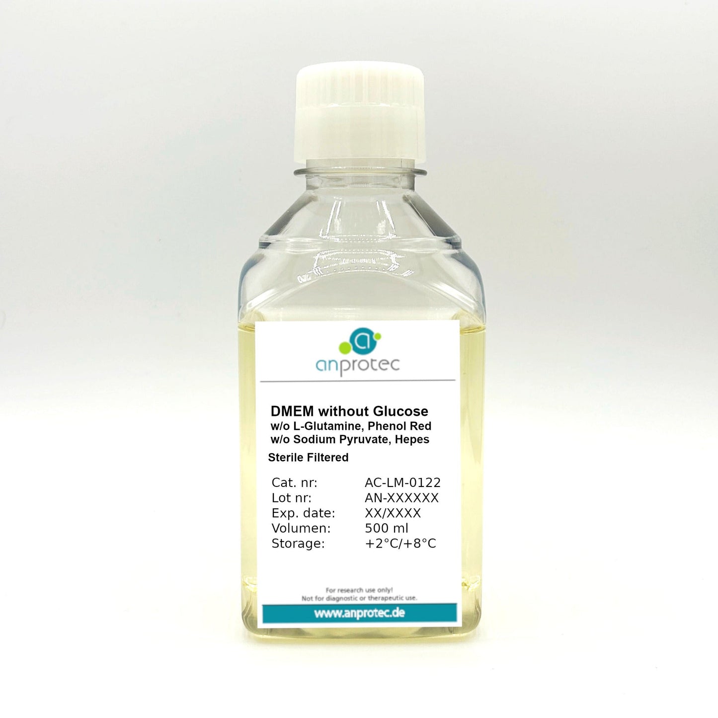 DMEM without Glucose w/o L-Glutamine w/o Phenol red w/o Sodium Pyruvate w/o Hepes
