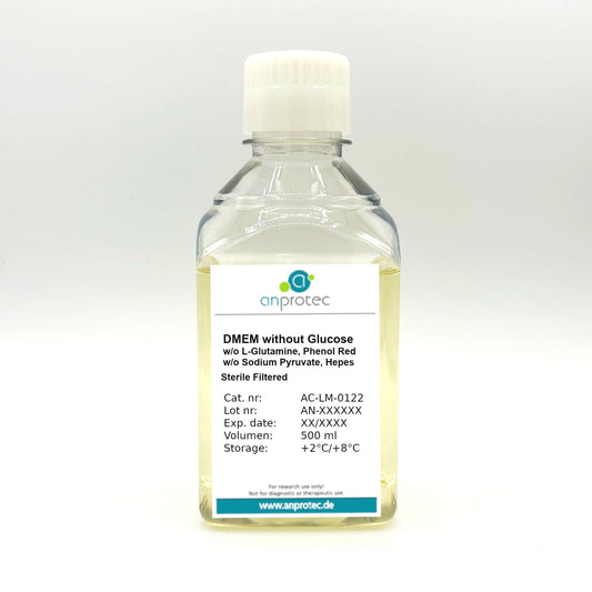 DMEM without Glucose w/o L-Glutamine w/o Phenol red w/o Sodium Pyruvate w/o Hepes
