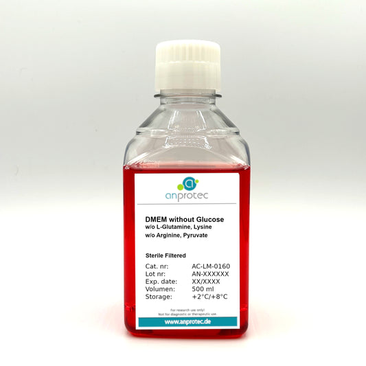 DMEM without Glucose w/o L-Glutamine w/o Lysine w/o Arginine w/o Sodium Pyruvate