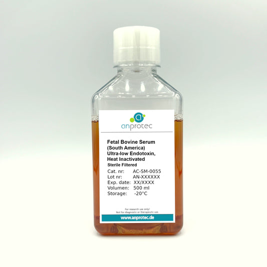 Fetal Bovine Serum (South America) Ultra-low Endotoxin, Heat inactivated